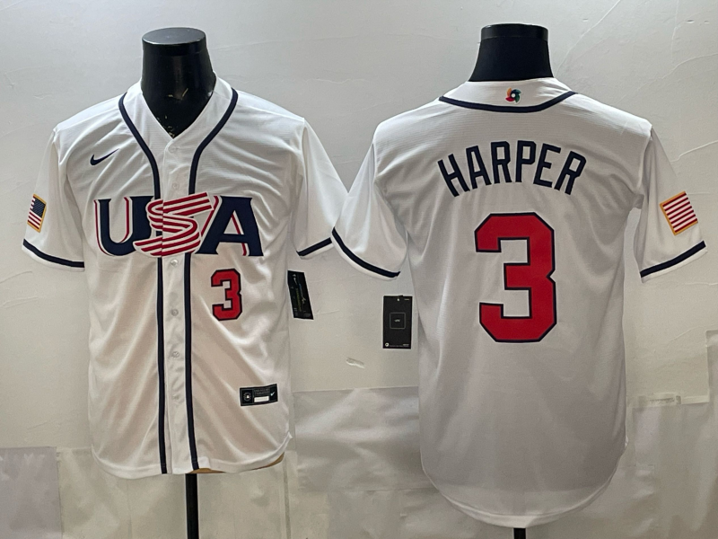 Men 2026 World cup white MLB Nike jersey 0021